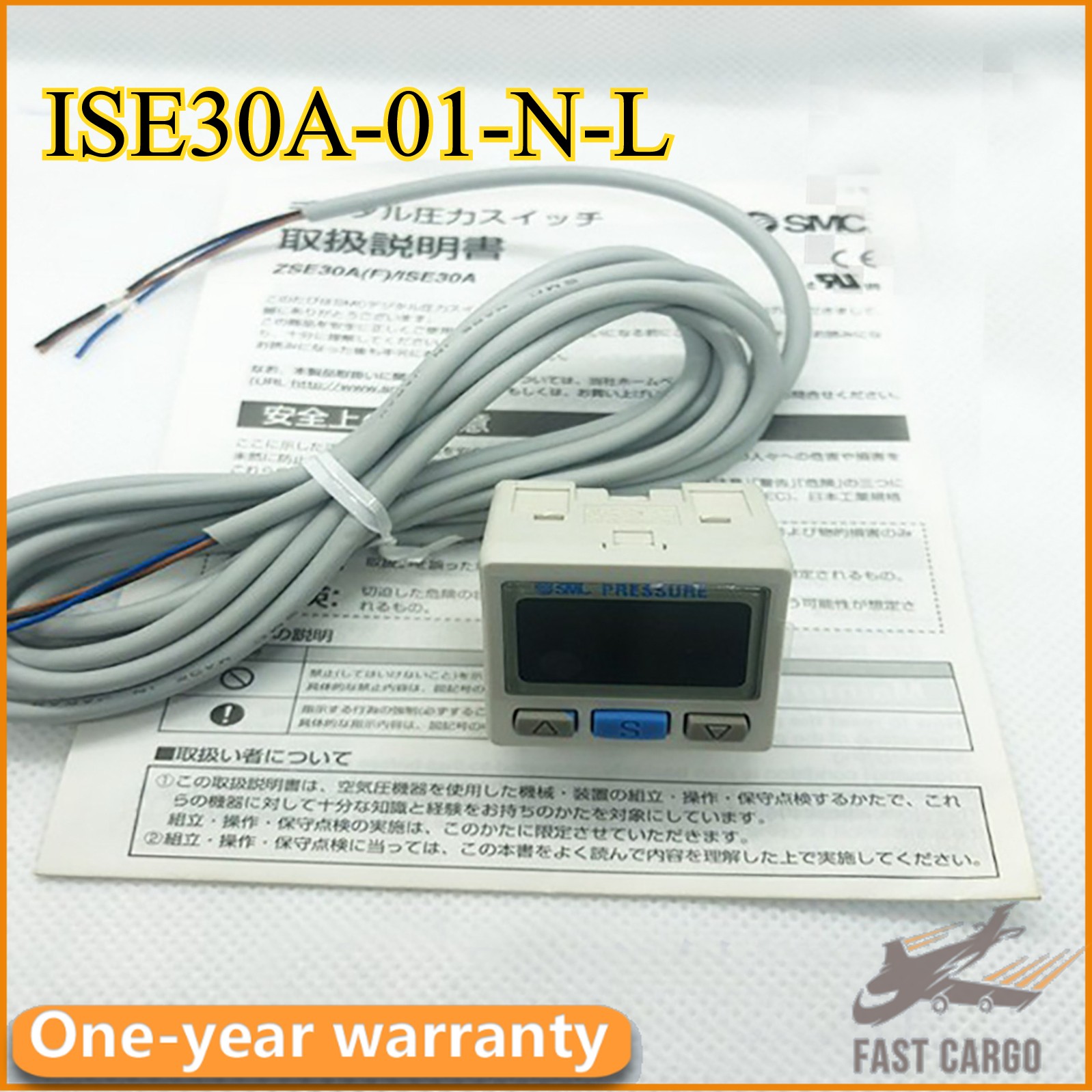1PCS new SMC ISE30A-01-N-L Digital Display Pressure Switch New fast shipping
