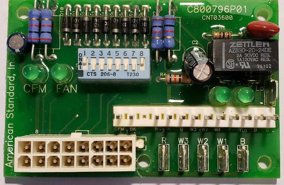 Trane – American Standard ECM Blower Motor Control Board C800796P01 CNT03600