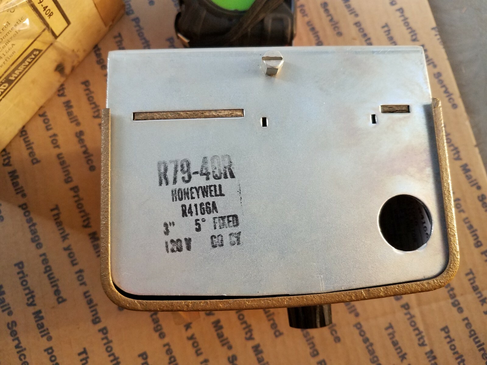 Sid harvey R79-40 Honeywell R4166A 1116 Combo Protectorelay & Aquastat