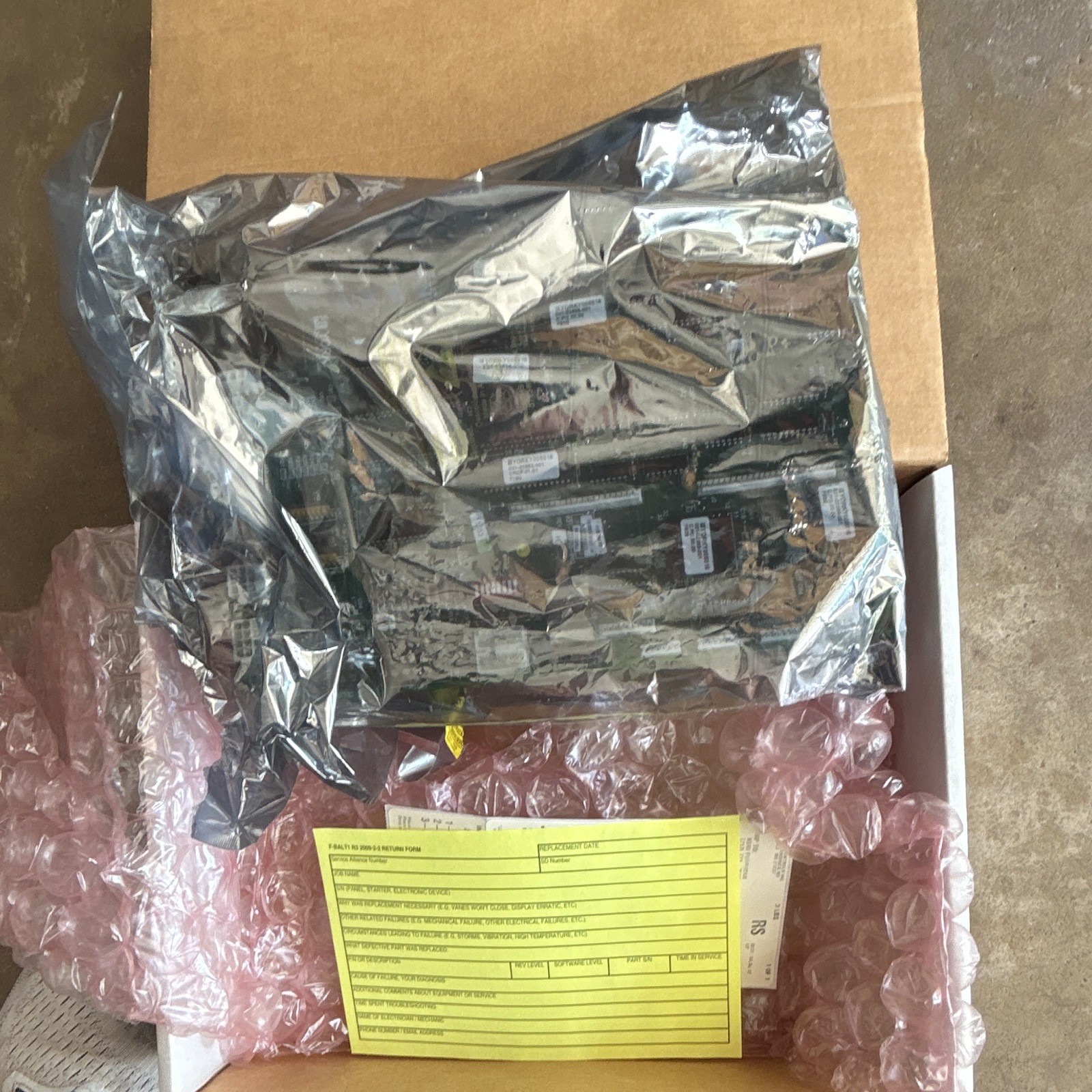 YORK Chiller Control Board 03101095002 new, open box, unused