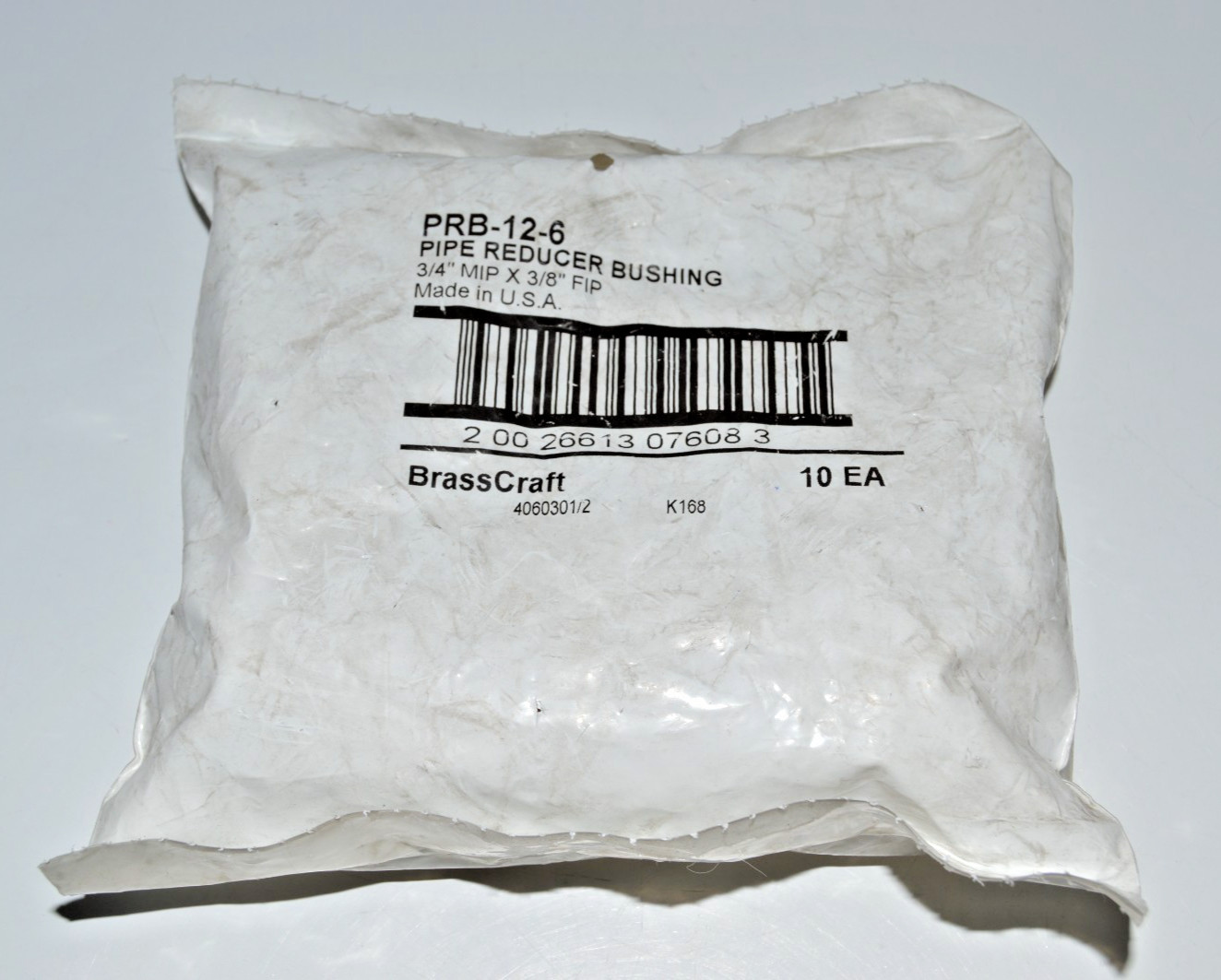 BrassCraft PRB-12-6 3/4″ MIP X 3/8″ FIP Pipe Reducer Fitting (10-PK) USA, NEW