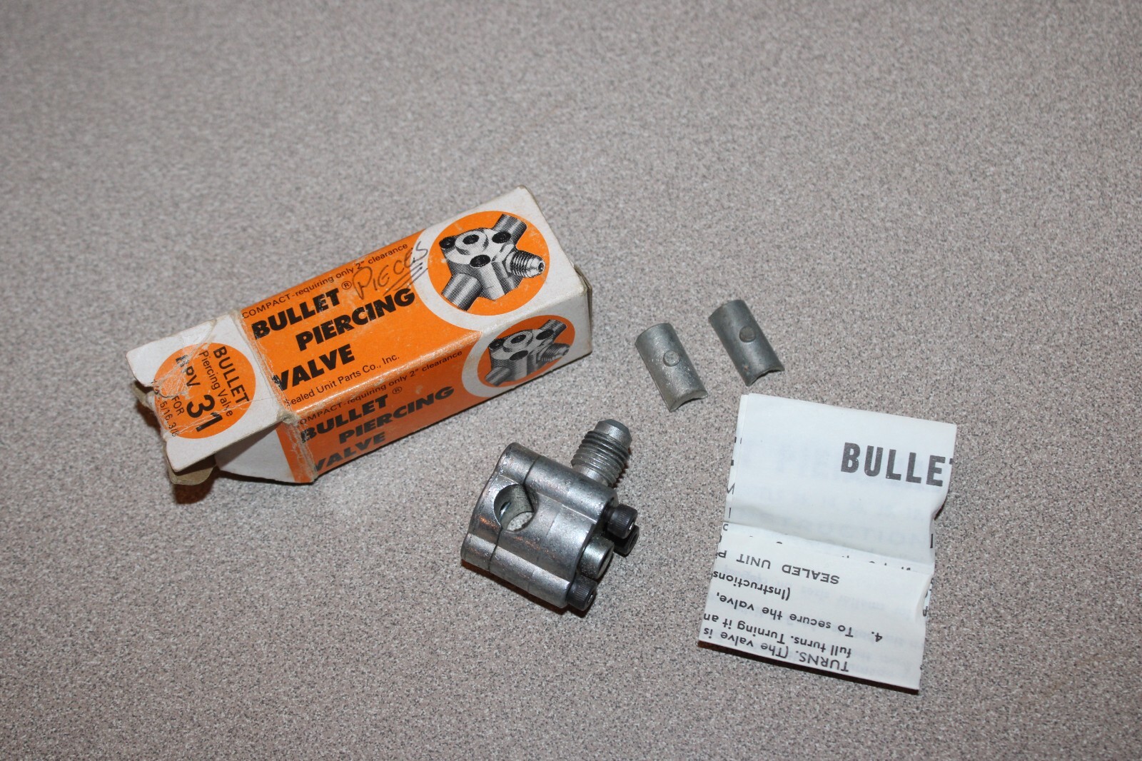 NEW Supco Bullet Piercing Valve #BPV31 For 1/4″ 5/16″ 3/8″ Tubing
