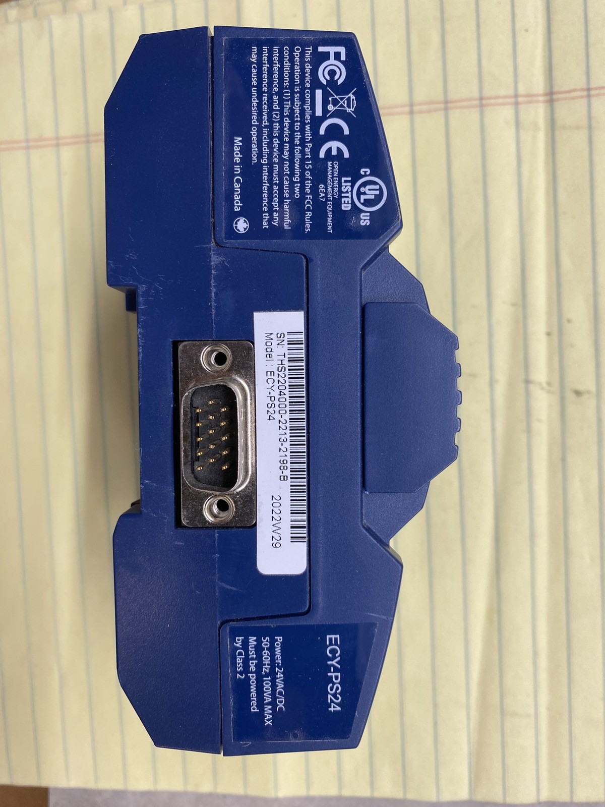 Distech ECY-PS24 System Controller Power Supply Module 2024/2025 models