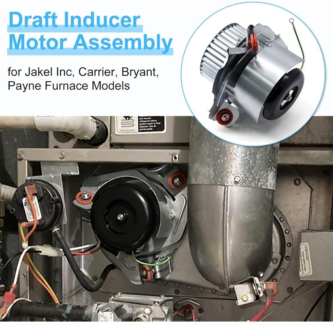 HC21ZE122A, J238-112-11202 Draft Inducer Motor Kit For Carrier Bryant Payne 2977