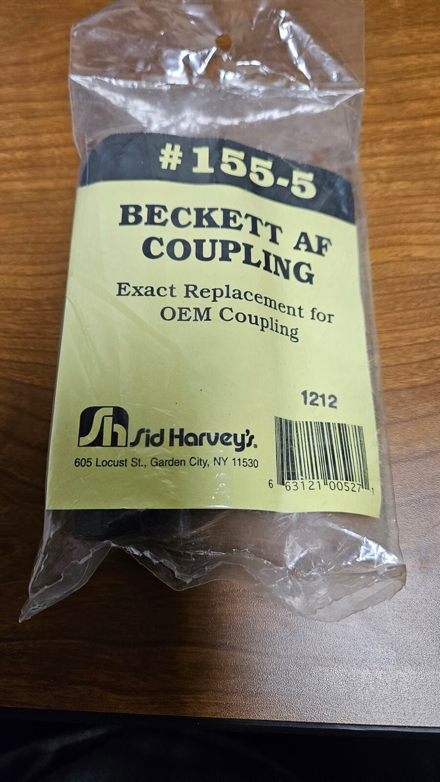 BECKETT AF OIL BURNER COUPLING KIT 155-5