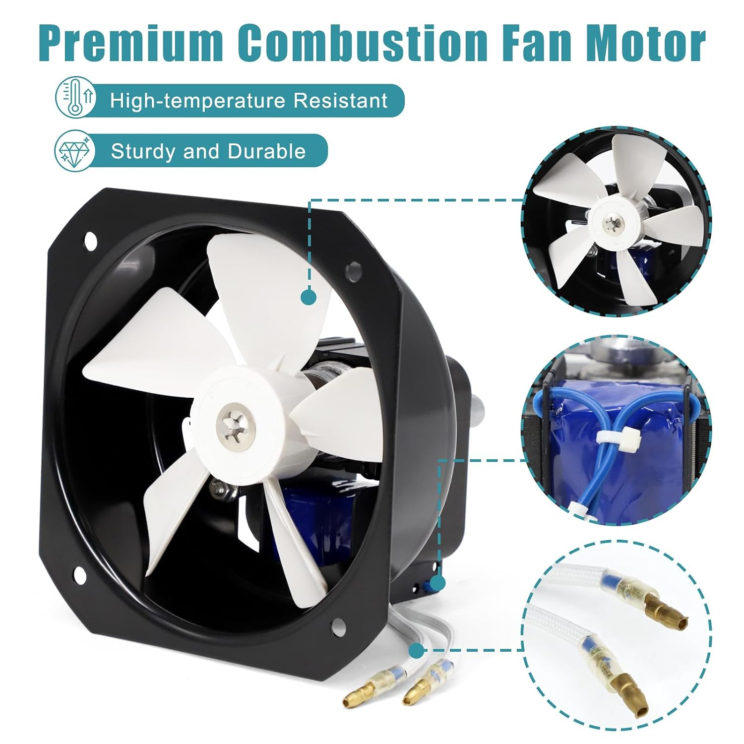 P-1047 Combustion Fan Blower Motor 110V for GMG Daniel Boone and Jim Bowie Choic