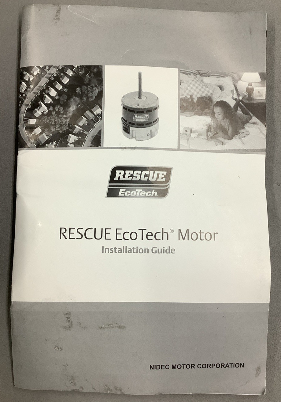 U.S. Motors 5532ET Rescue EcoTech Blower Motor 1/2HP 1075RPM (R106)