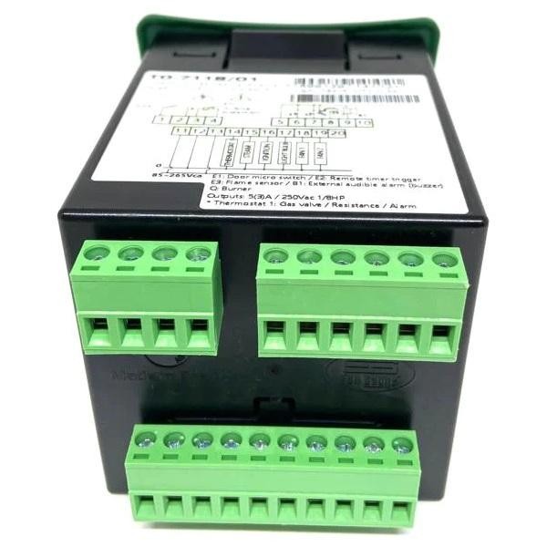 Full Gauge Oven Thermostat Timer 85-265V/50/60Hz Thermon TO-711B for Gas, Electr