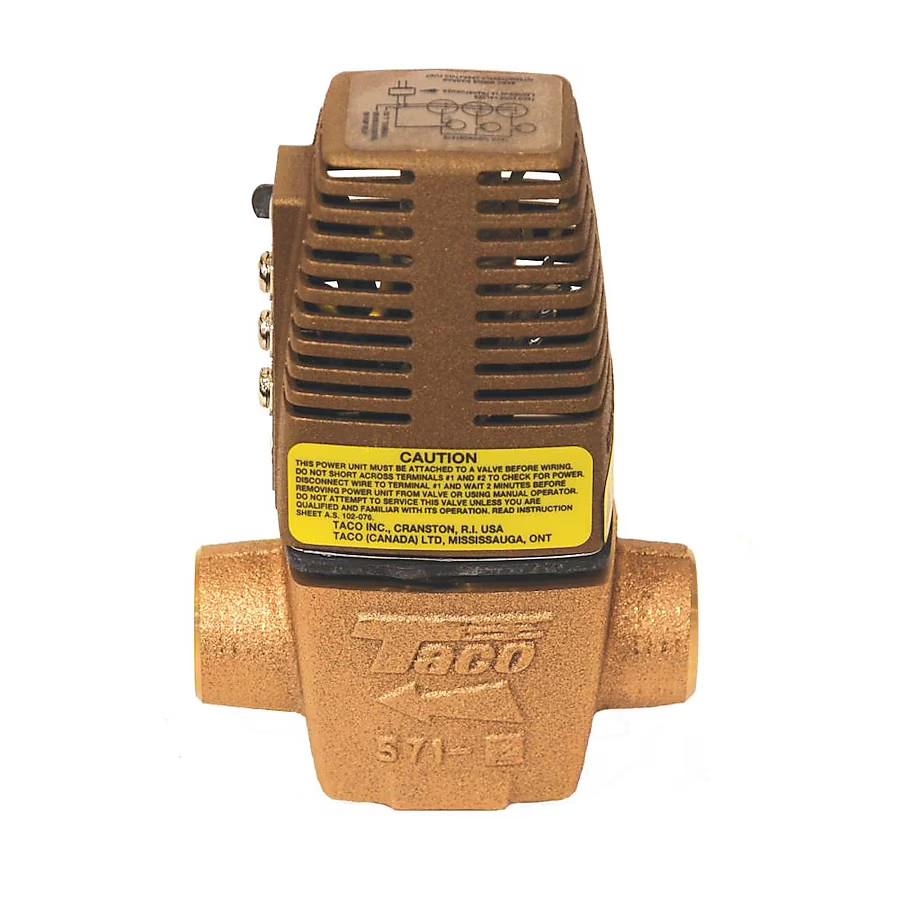 1 Taco 571-2 3/4-Inch Gold Series 2-Way Zone Valve A1047 – 100% BRAND NEW IN BOX