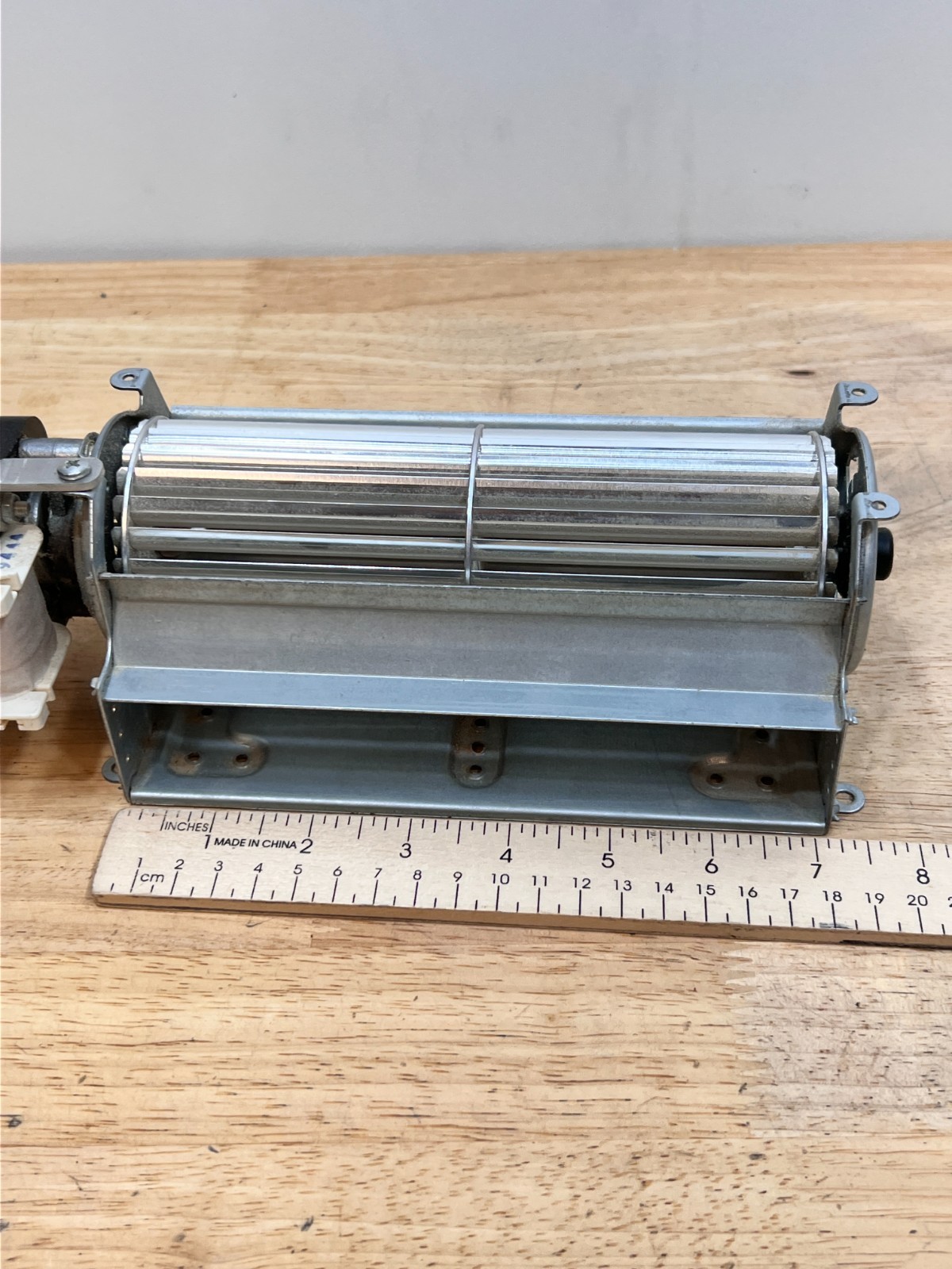 Shenzhen Zhaoli Motor YJ62-200HB Fireplace Crossflow Blower Fan Assembly 120V