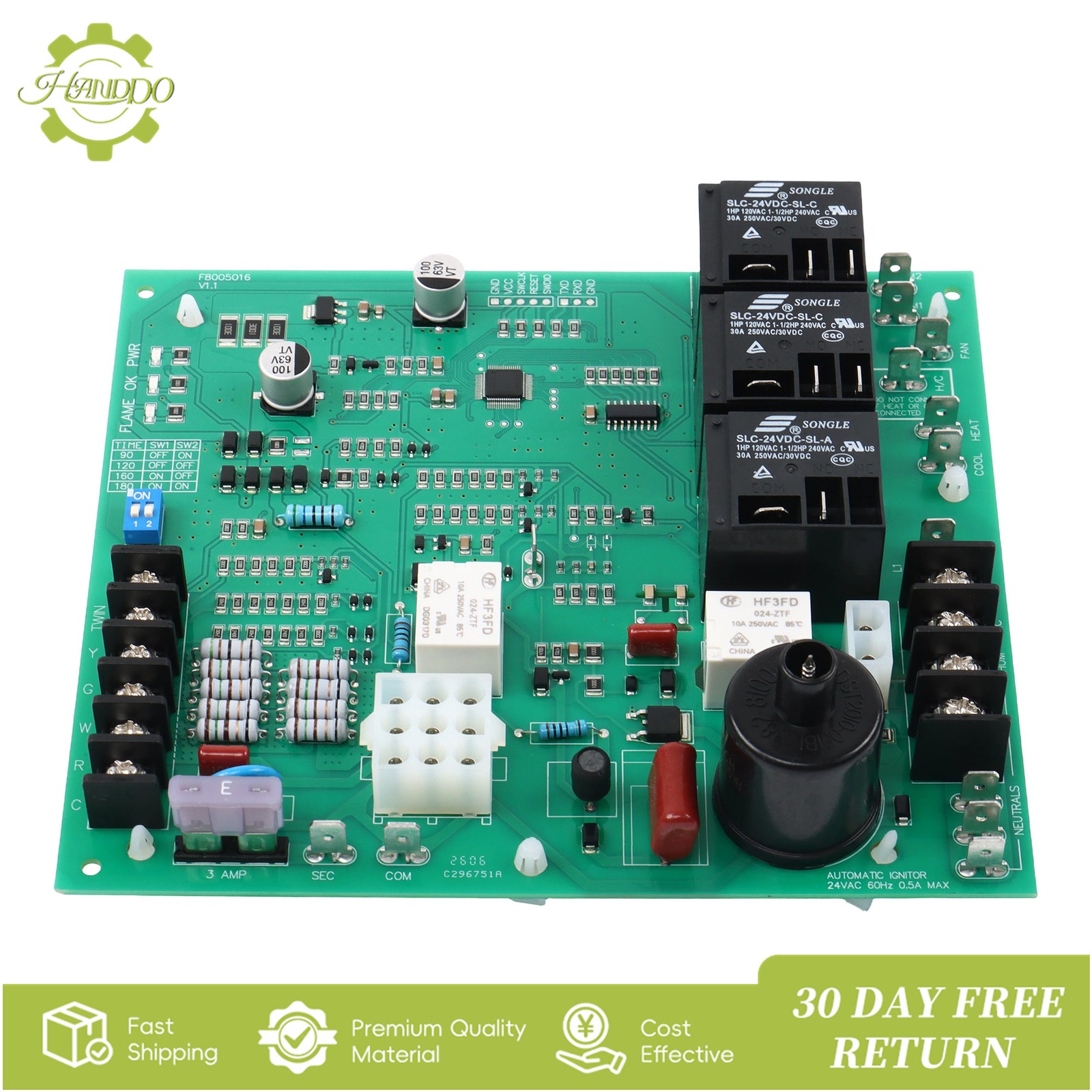 62-24140-02 Furnace Control Circuit Board 1028-928 Guaranteed Working