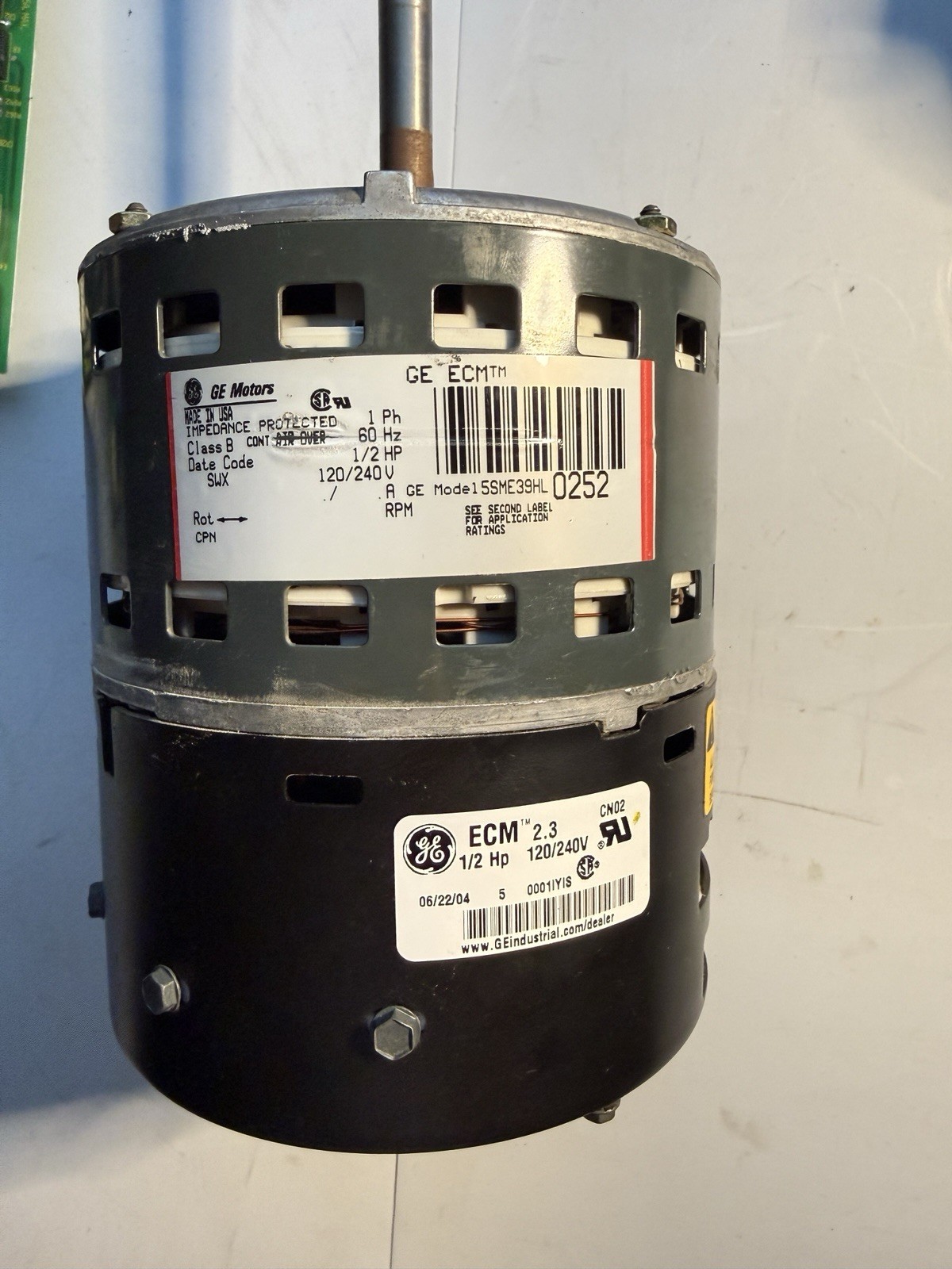 Genteq 5SME39HL0252 Blower Motor 1/2HP 120/240v ECM 2.3 / Lennox 18M8001 / CN03