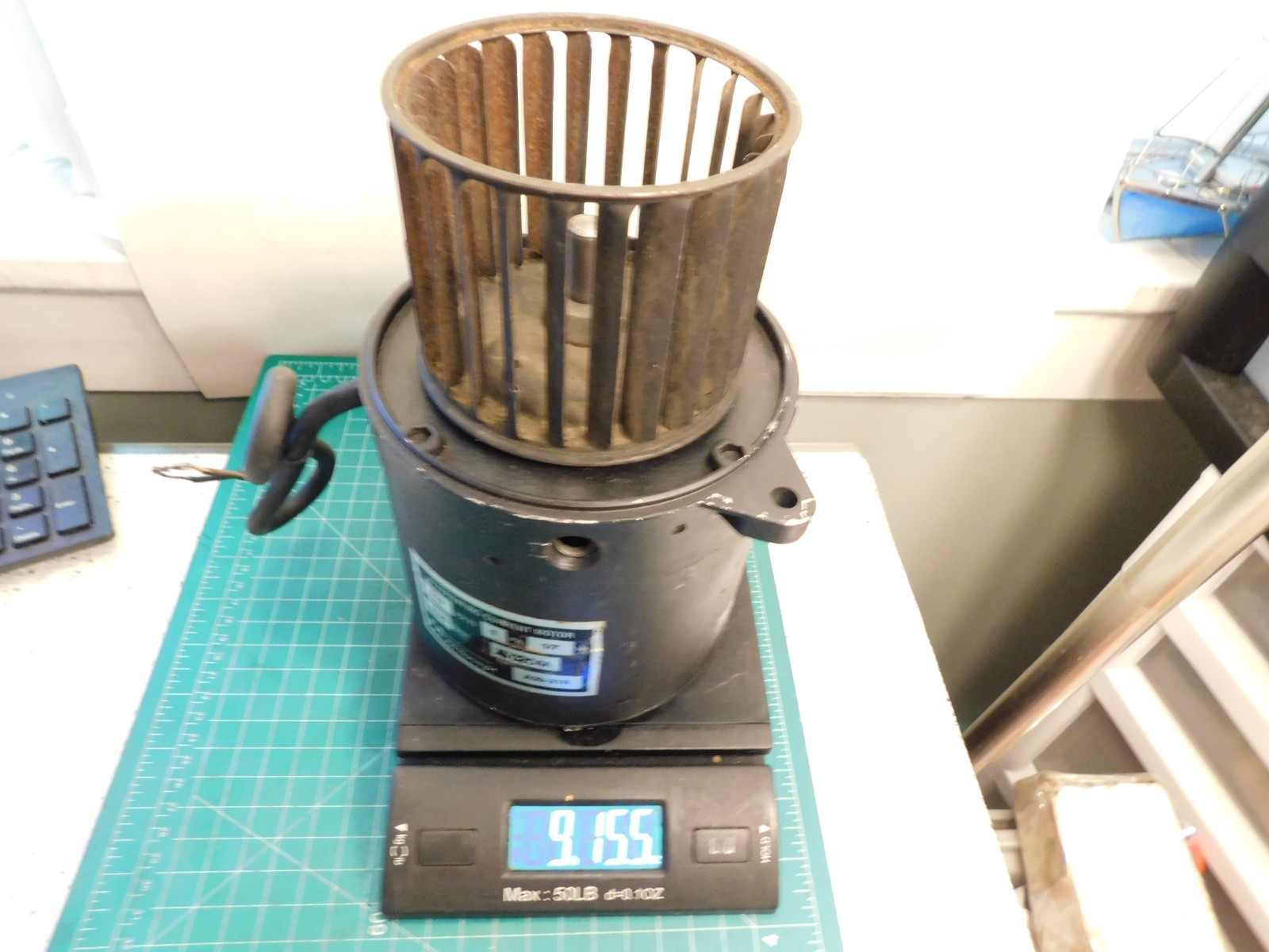 Sid Harvey’s 1/7hp 115v 3450rpm #A0204A/A39-31R AC 1-Phase Motor w/Fan Tested