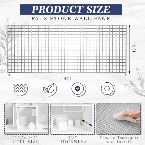Tuanse 2 Pack Commercial Grade Aluminum Egg Crate Return Air Grille, 2′ x 4′ Hea