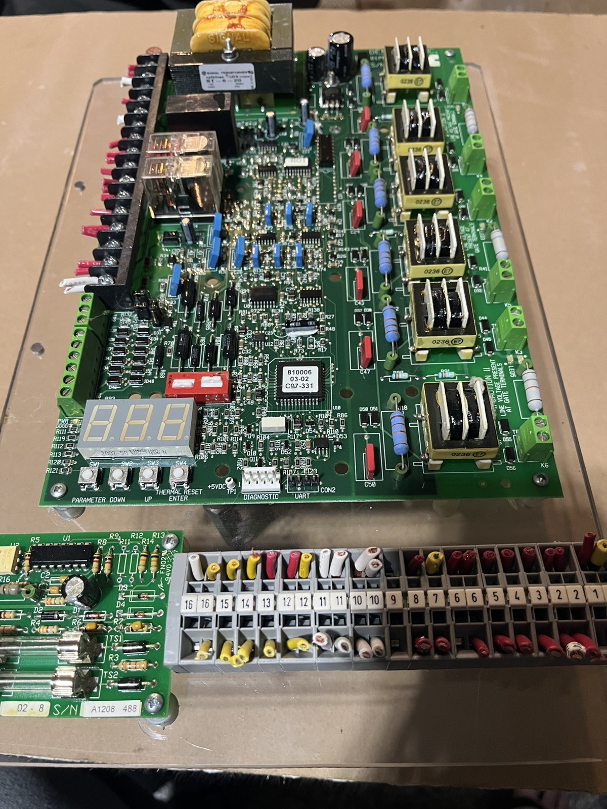BENSHAW CIRCUIT BOARD 300065-01-03 SOFTWARE#: 810039-01-03