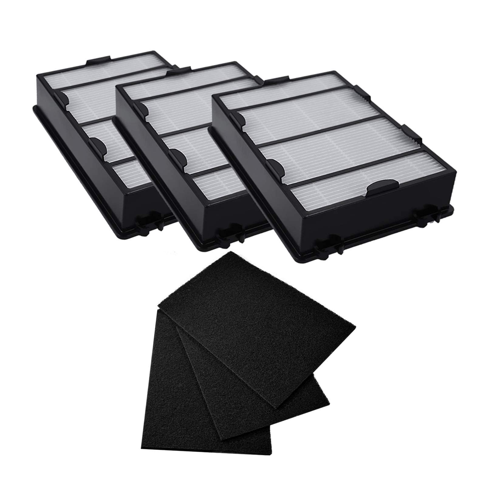 Hopypeyfiy 3 Pack Hapf600 Replacement Filters Kit fit for 6 Piece Set, Black