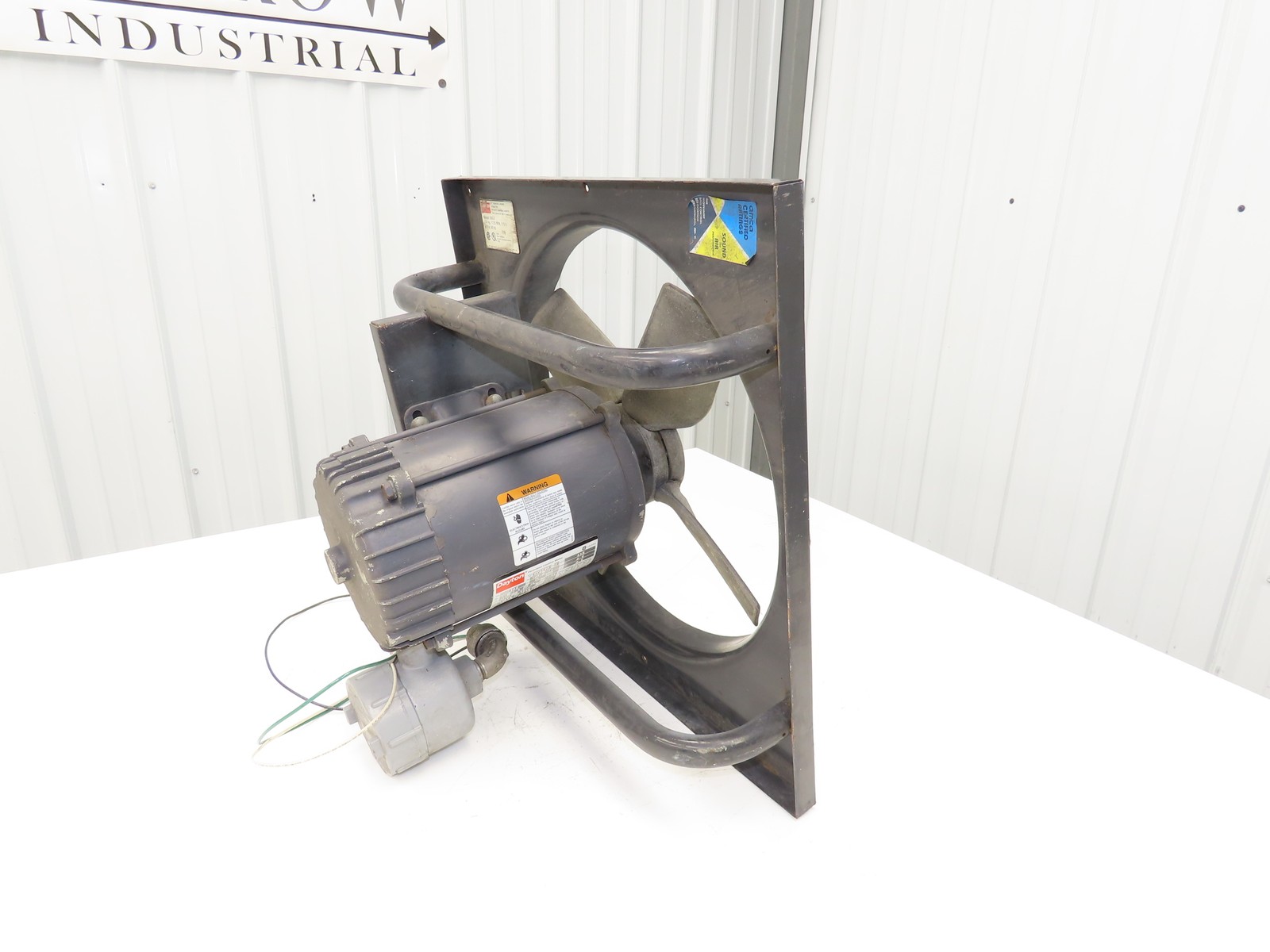 Dayton 3XK37 16″ Exhaust Fan 1/4Hp 1725rpm 115V 1PH Haz Loc Motor 20″Sq Frame