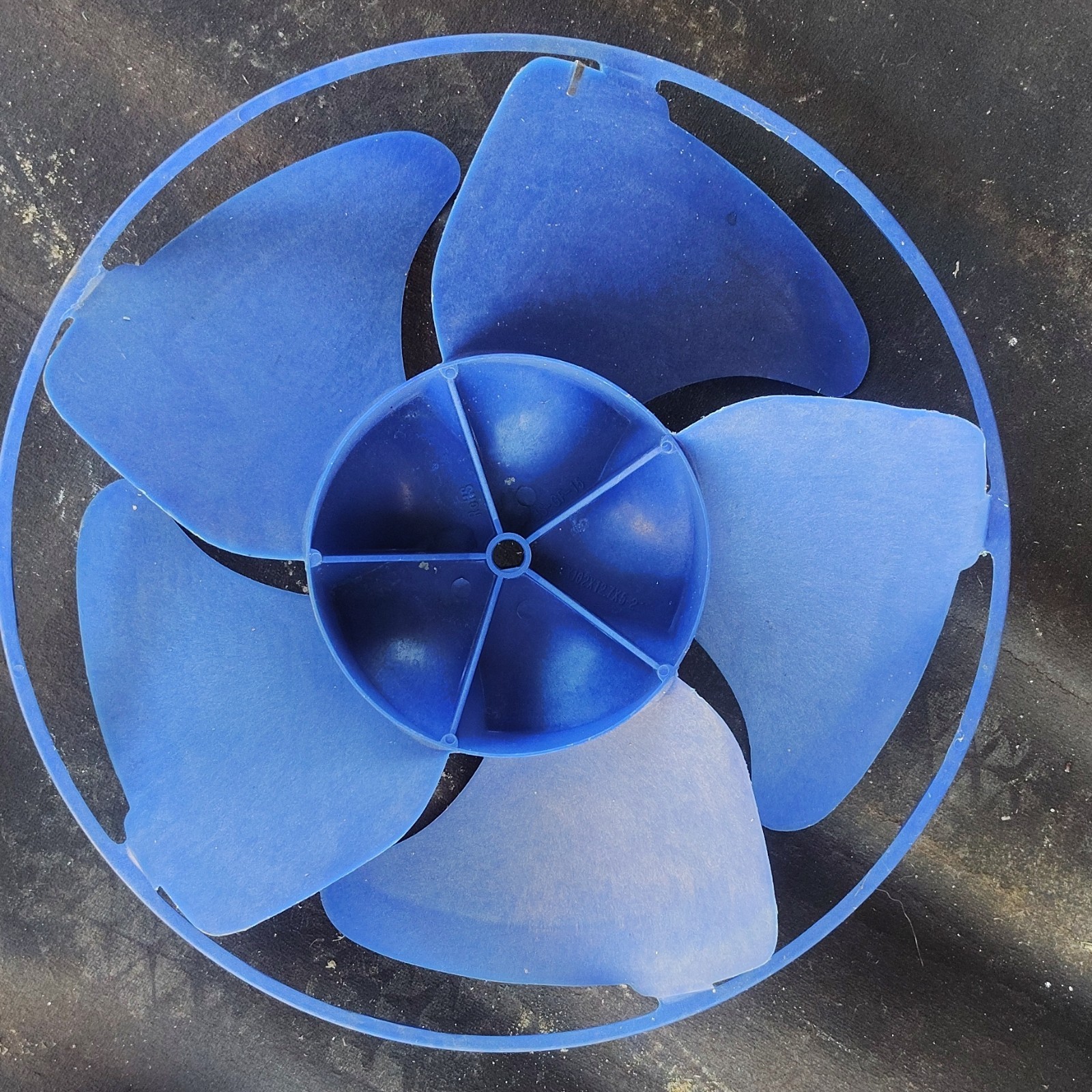 Blue Plastic Axial Fan Blade Propeller Wheel Replacement Fan Blade for Axial Fan