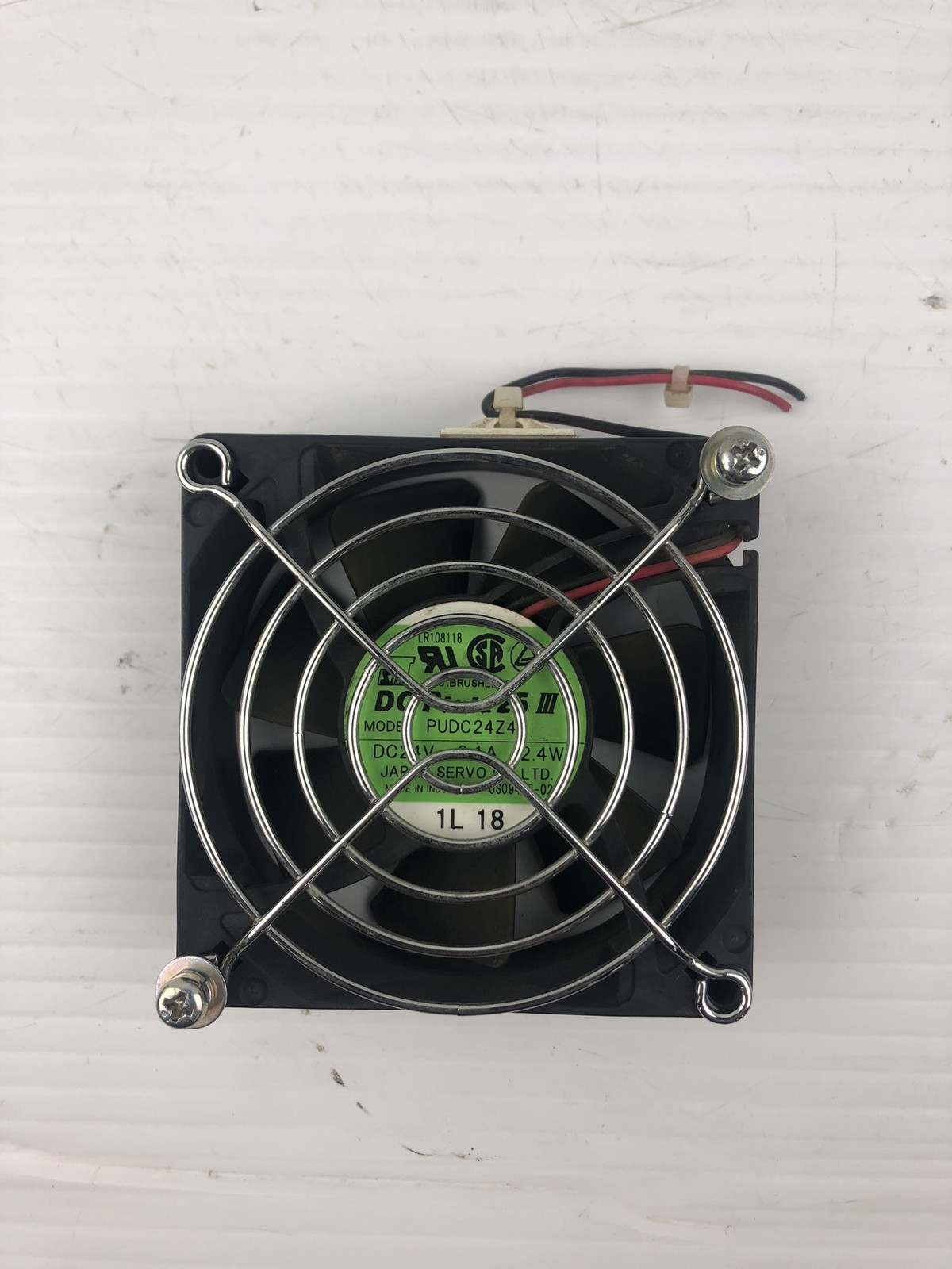 Japan Servo Co., Ltd. DC Pixie 25 III PUDC24Z4R Inverter Fan DC24V 0.1 A 2.4 W