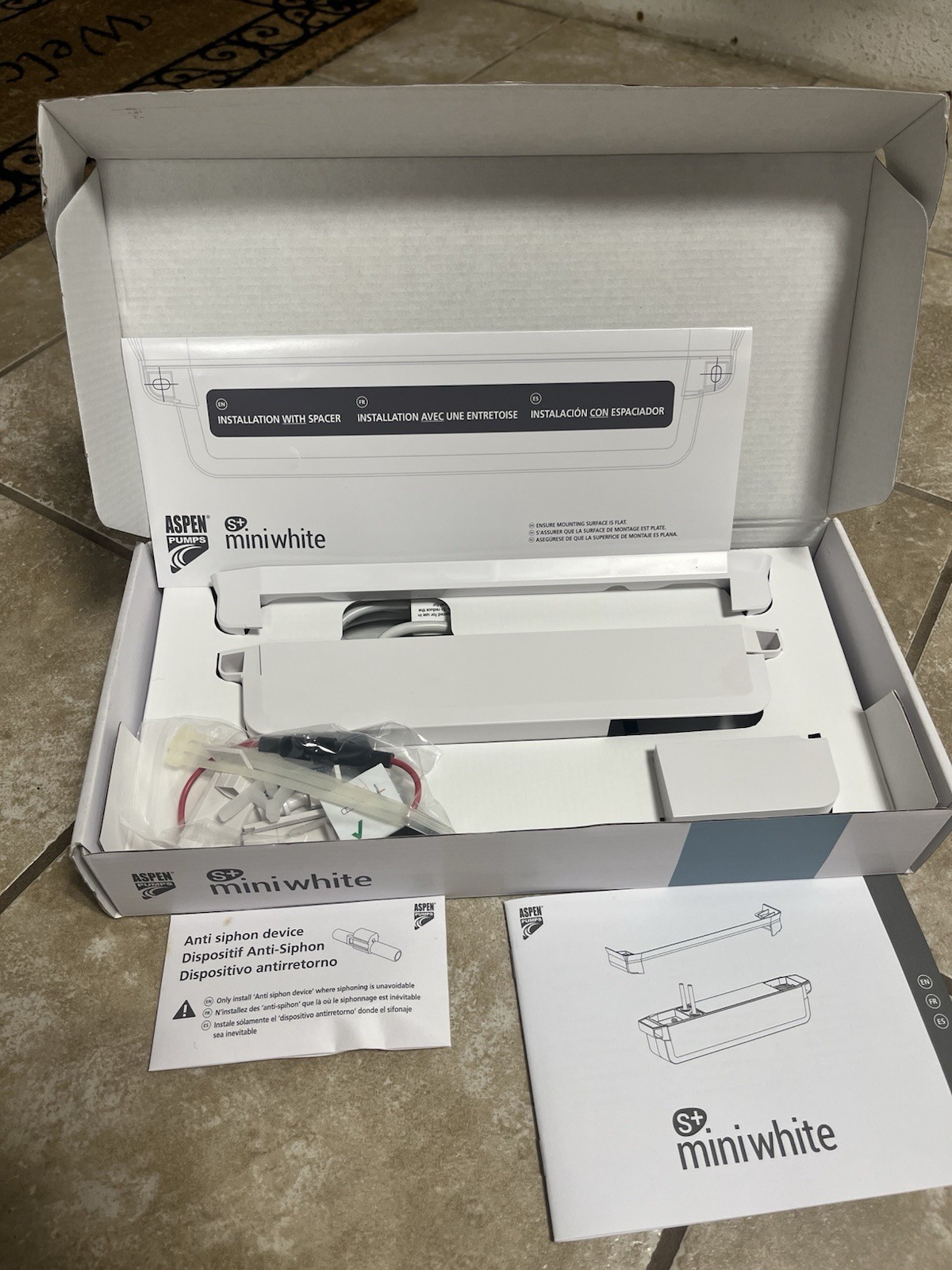 Rectorseal 83930 Aspen Pumps Mini White Silent + Condensate Removal Pump