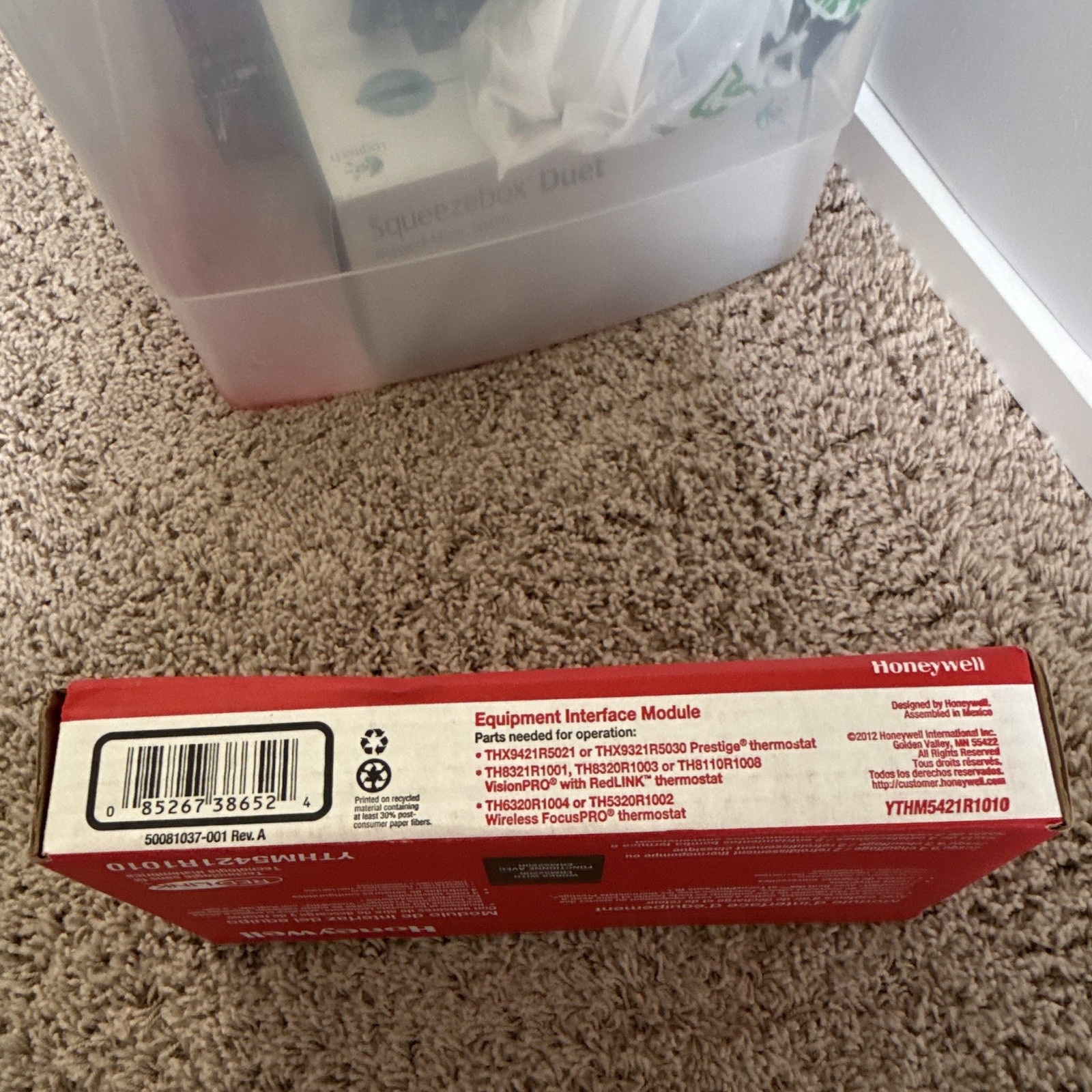 Honeywell RedLINK Equipment Interface Module (EIM) YTHM5421R1010 Thermostat