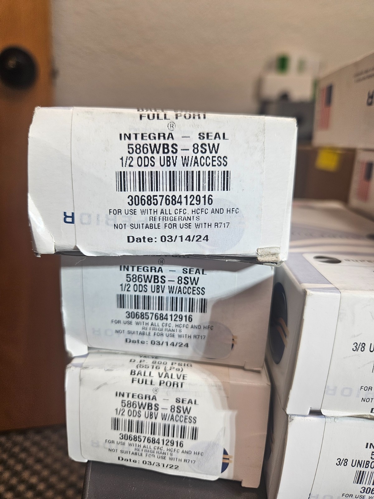 Superior Ball Valve 586WBS-6SW 3/8 ODS