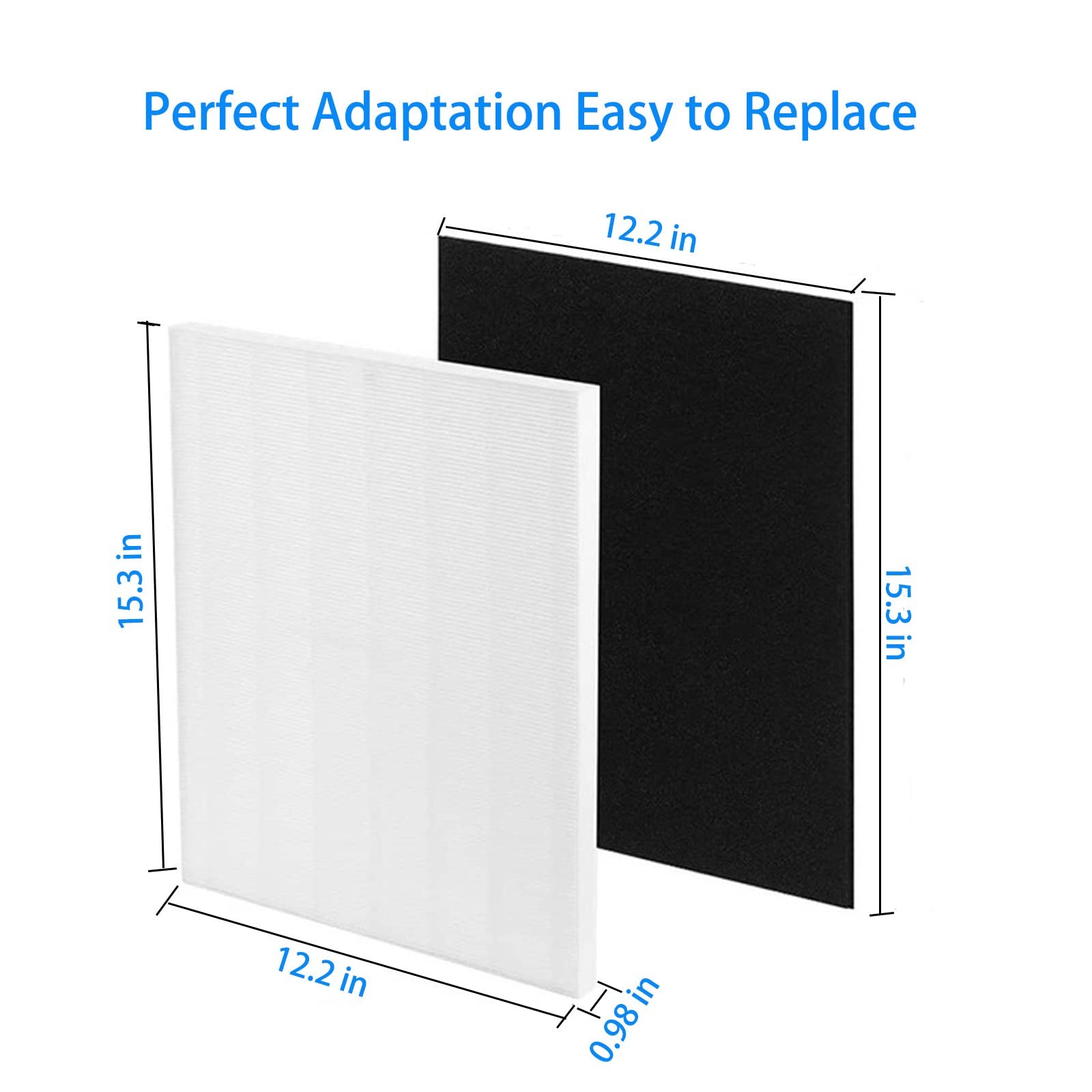 D3 Replacement Filter Fit for Winix D360 Air 5 Piece Set, 1 Pack