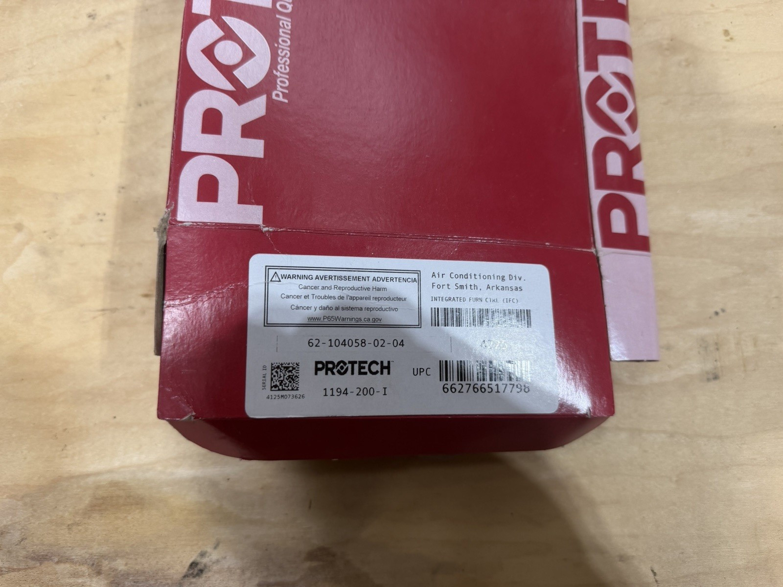 PROTECH HVAC/Refrigeration Control Board 62-104058-02-04 / 1194-200-I