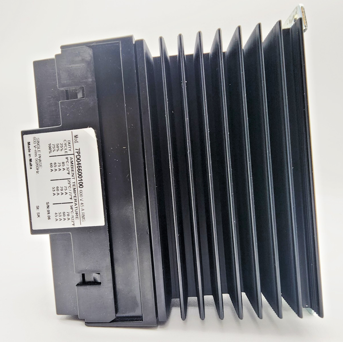 Barber Colman 7PD045600100 Power Supply 4.5-35V In 600V 45A Load PLC Module