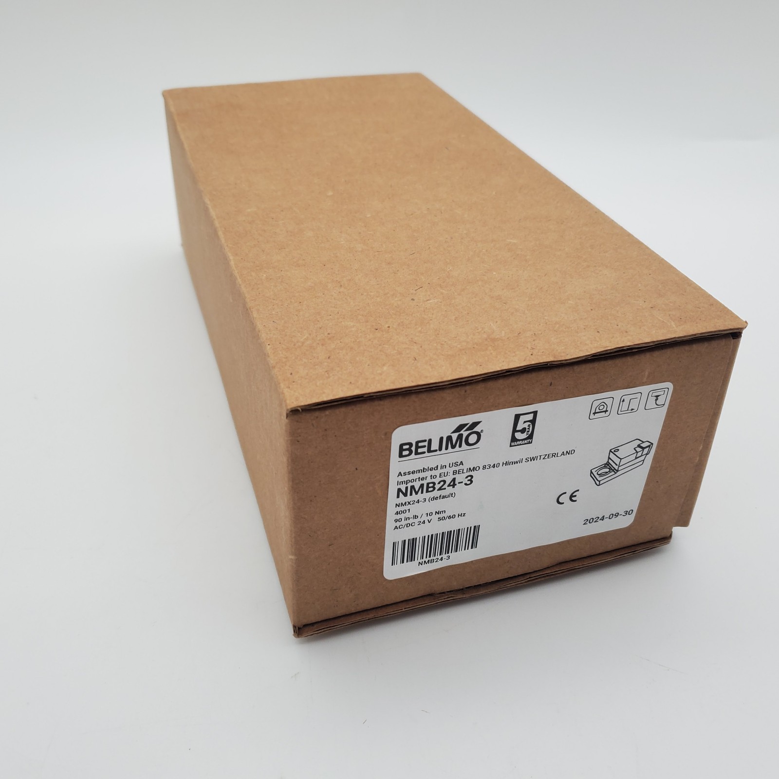 Belimo NMB24-3 Damper Actuator 90 in-lb AC/DC 24V – MISSING MOUNTING BRACKET