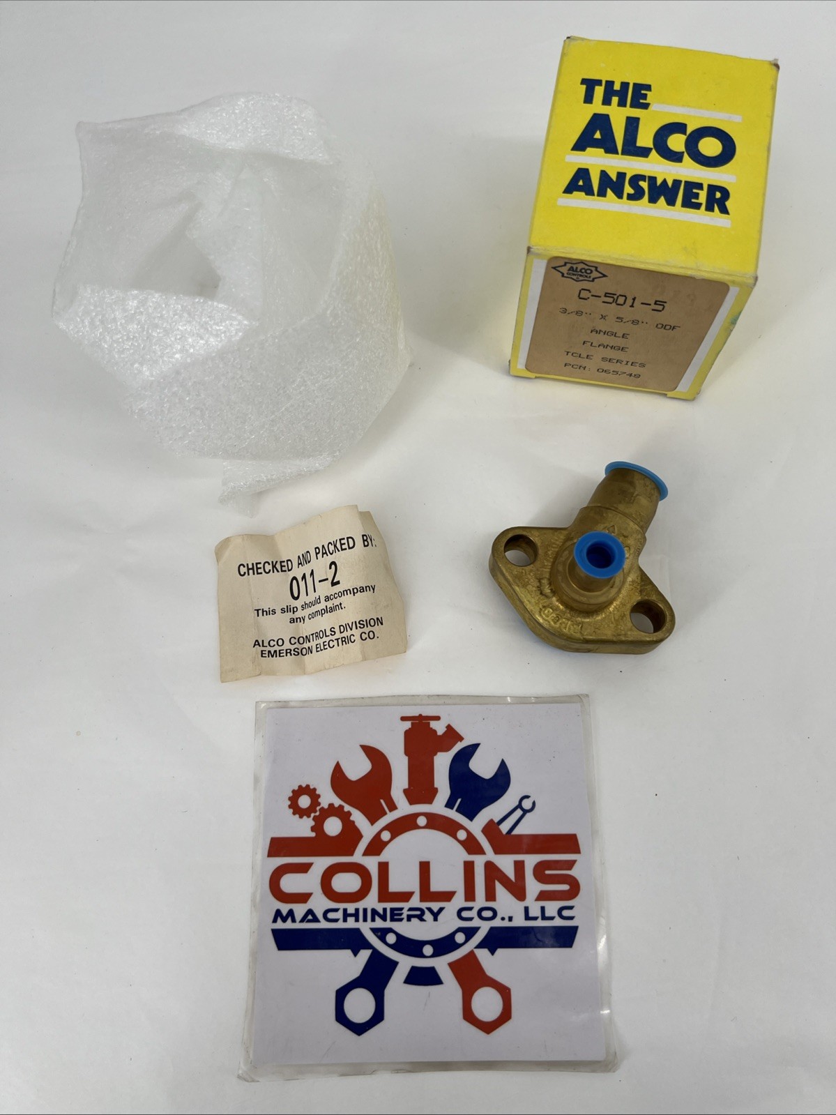 ALCO Angle Flange C-501-5 803232 Valve Base Angle 3/8″ X 5/8″ TCLE Series ODF