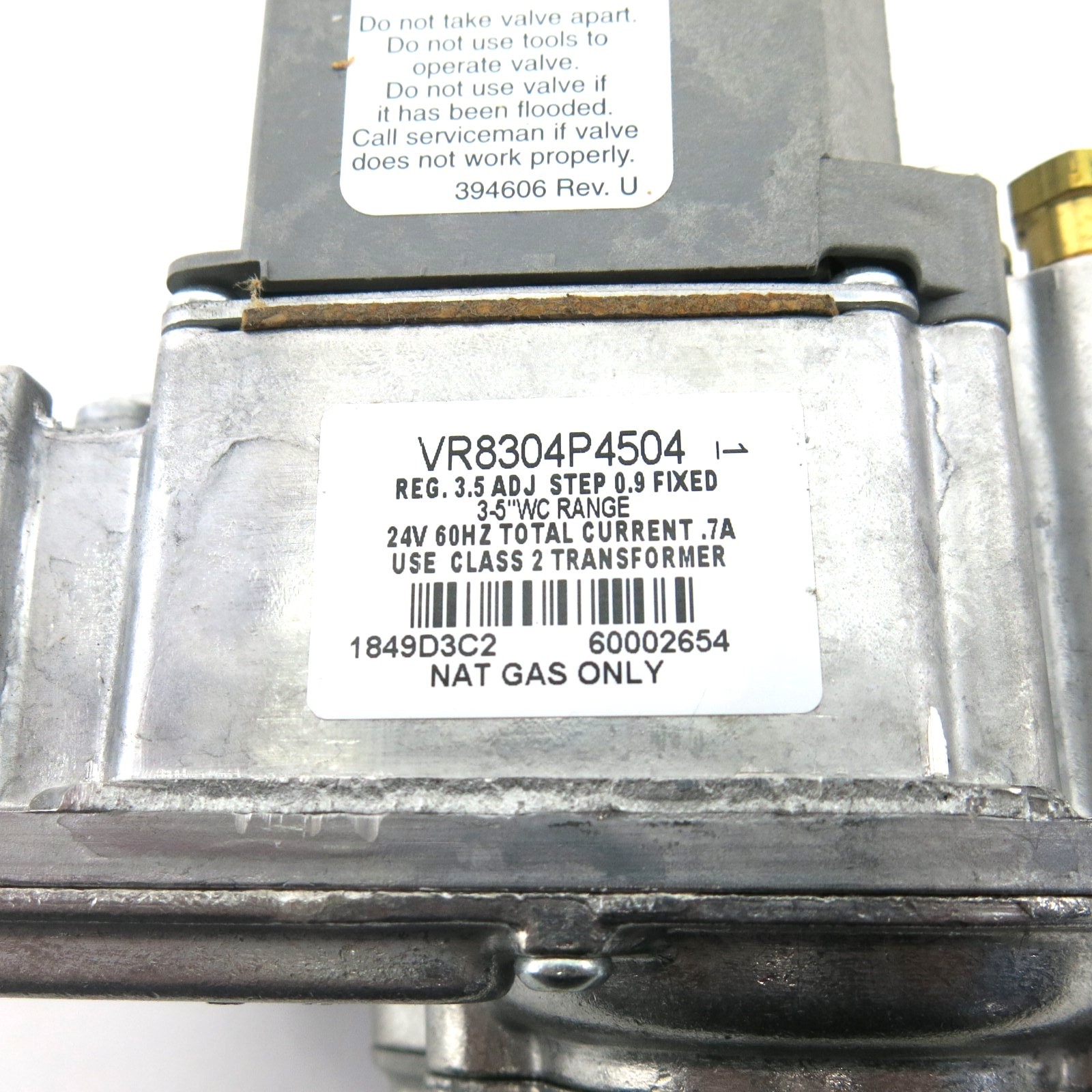 Honeywell VR8304 P 4504 Dual Valves Intermittent Pilot 24 V 60 Hz NOS