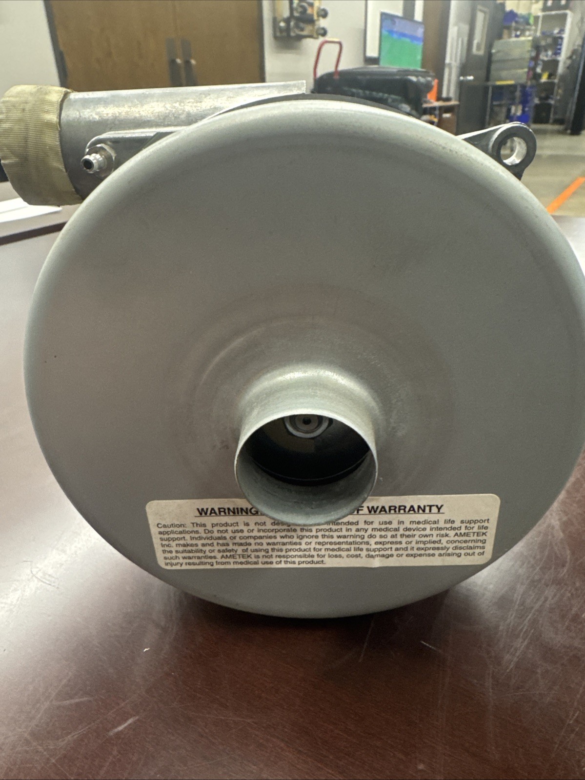 AMETEK Windjammer Blower 117632-52 Brushless Industrial Vacuum Air Blower