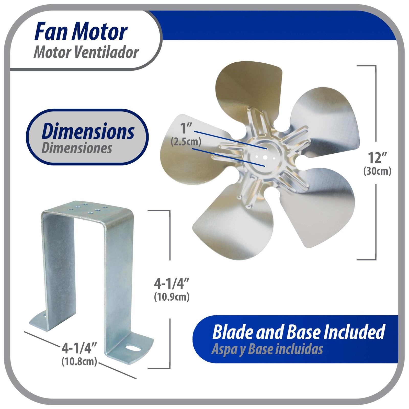 Appli Parts APFM-251E 25W refrigeration condenser and evaporator motor 115V 60Hz
