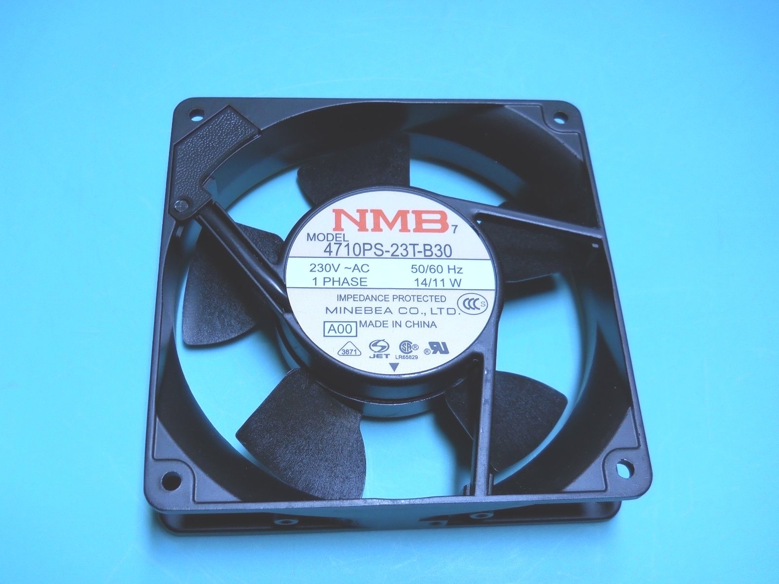 NMB 4710PS-23T-B30 FAN 230 VAC 1 PHASE NEW CONDITION NO BOX