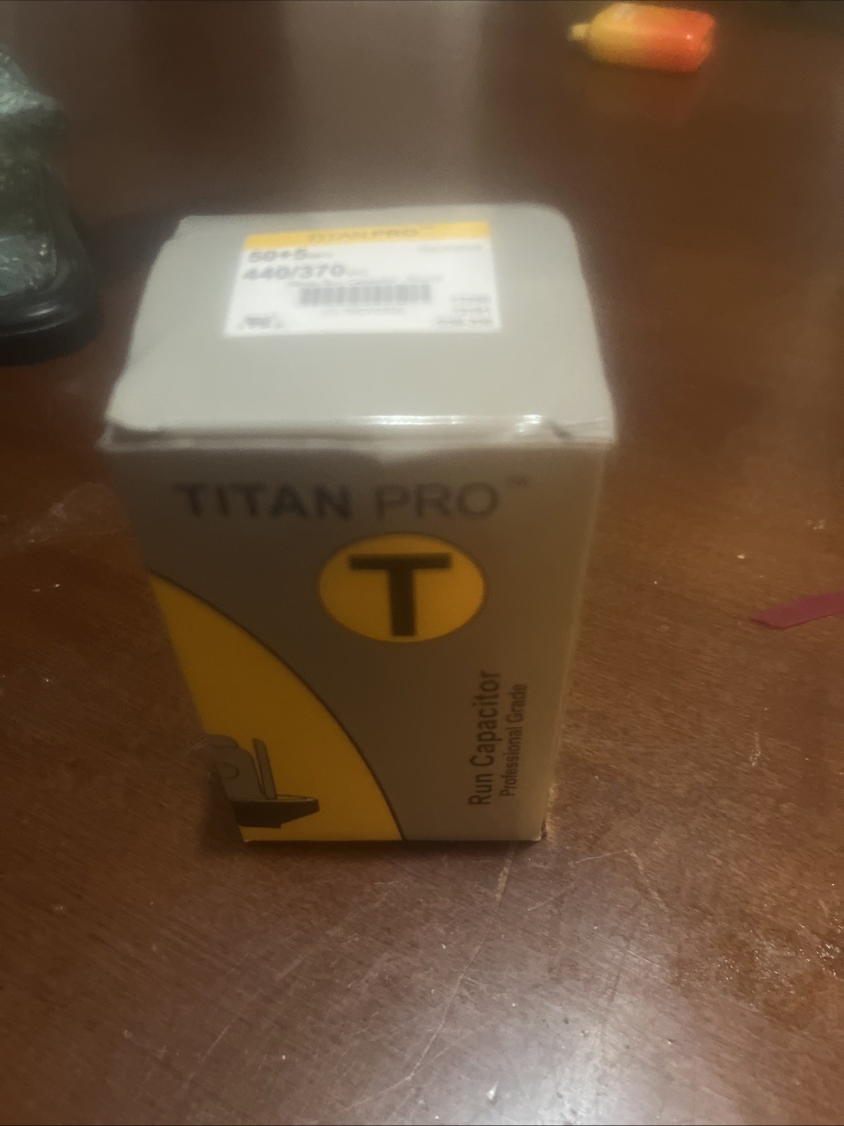 TitanPro TRCD455 HVAC Round Dual Motor Run Capacitor. 45/5 MFD/UF 370 Volts