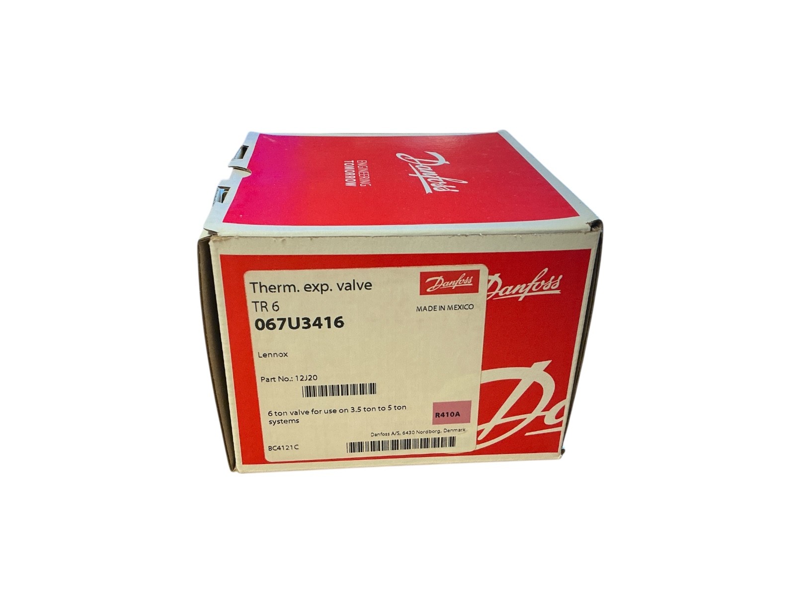 Danfoss TR6 067U3416 Thermal Expansion Valve 6 Ton R410A TXV