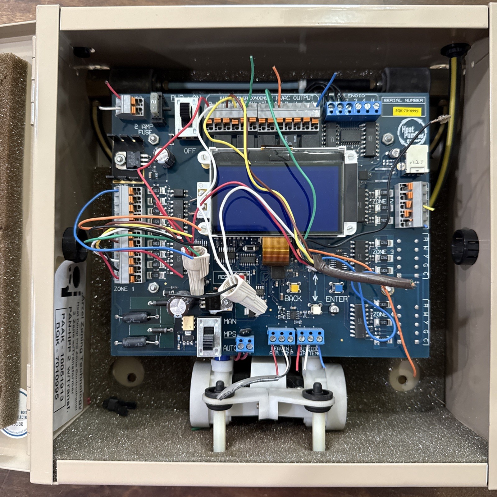 Heat Pumpro by Arzel PAN-HPP02 ZONE Control Panel 2 Zone w/ Transformer