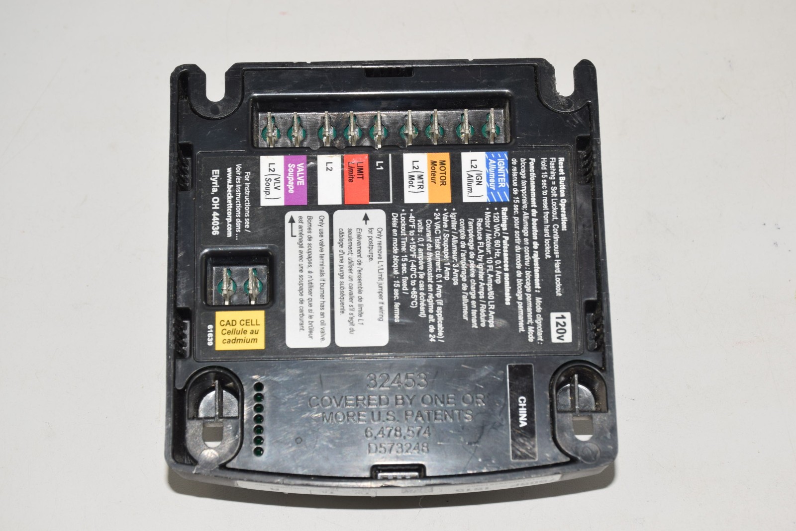 BECKETT GeniSys 7505 120-Volt Oil Burner Control – 32453 – (No Wires included)