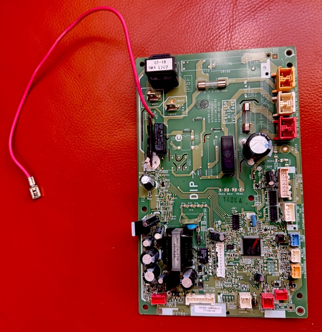Fujitsu Split A/C Control Board K07BS-C-A( 05-02 ) 9707656053 From Md# AOU36RLXB