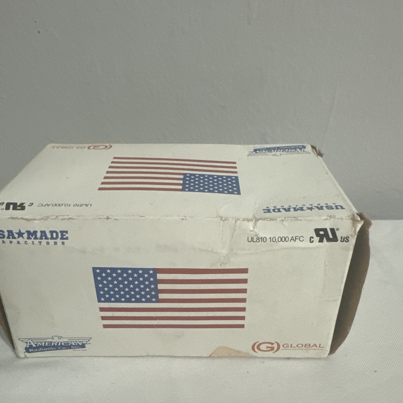 AmRad USA2226BA Round Run Capacitor 35+3 uF MFD 370 / 440 Volt Made in USA