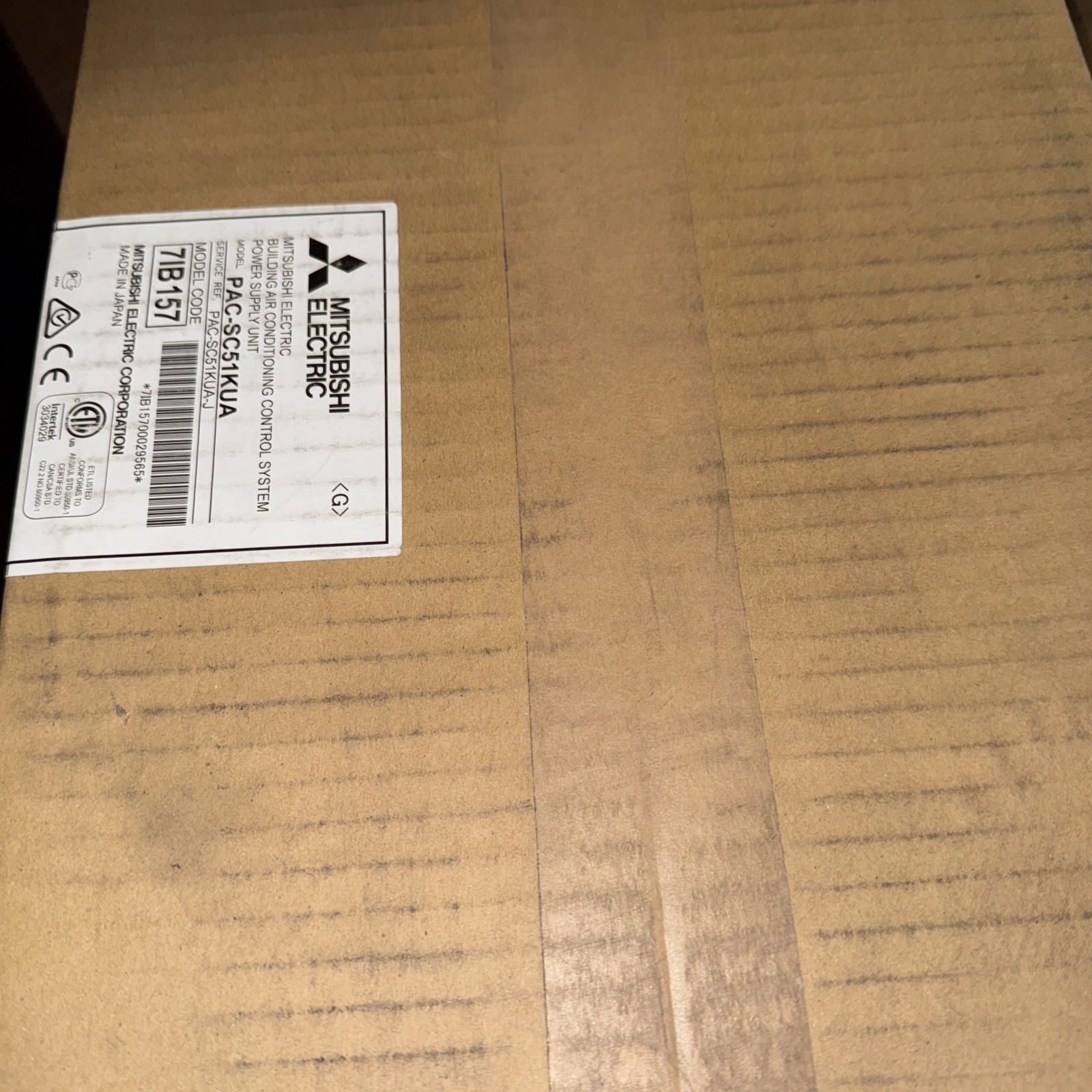 Mitsubishi PAC-SC51KUA AC Control system Power Supply Unit HVAC PAC-SC51KUA-J