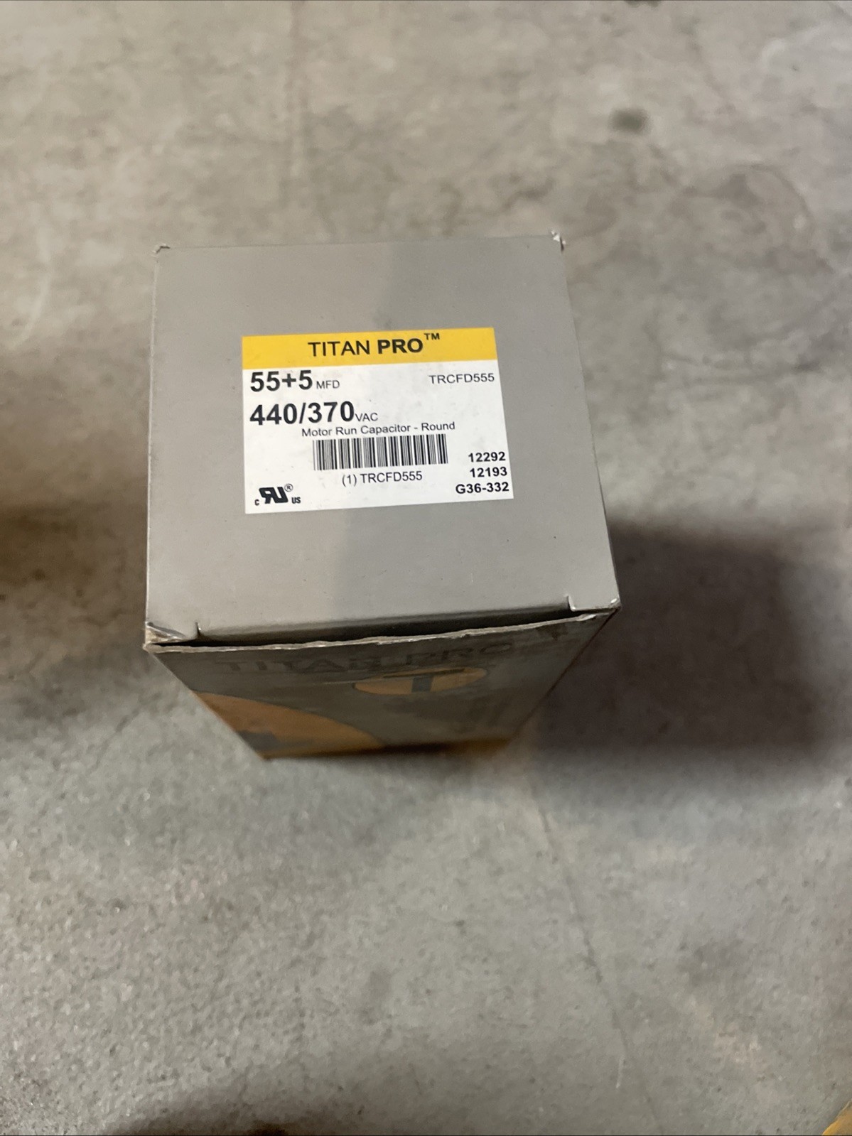 Titan Pro 55+5 440/370 Motor Run Capacitor (TRCFD555)