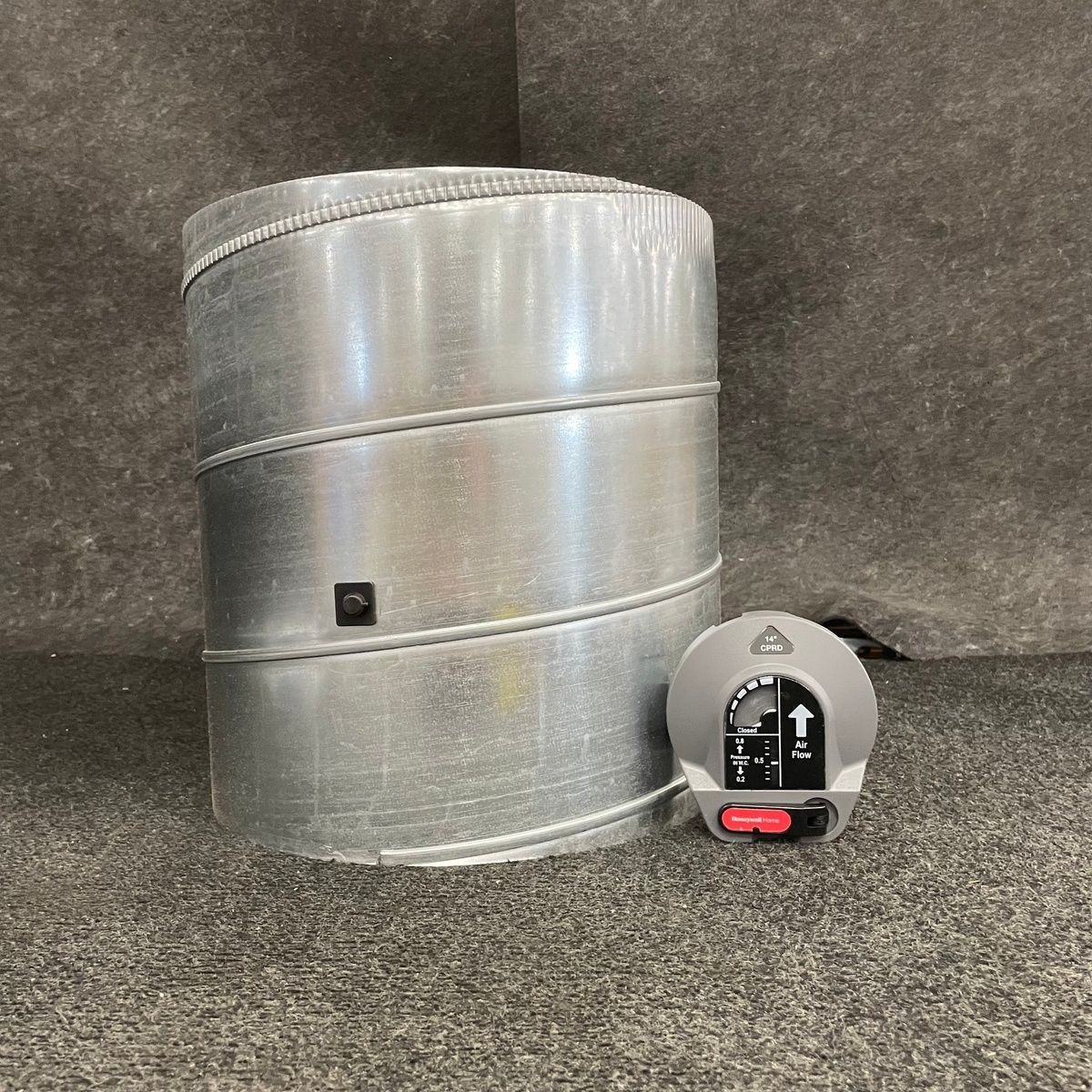 Honeywell CPRD14 TrueZONE Bypass Damper Galvanized Steel 14″