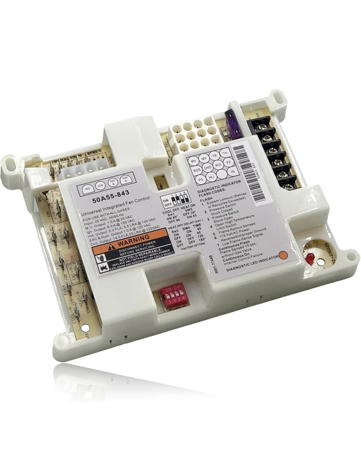 White-Rodgers 50A55-843 Furnace Control Board