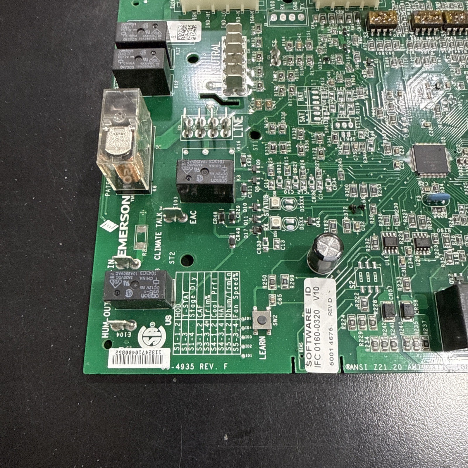 Goodman Emerson PCBKF103 Furnace Control Circuit Board 50C51-290-01