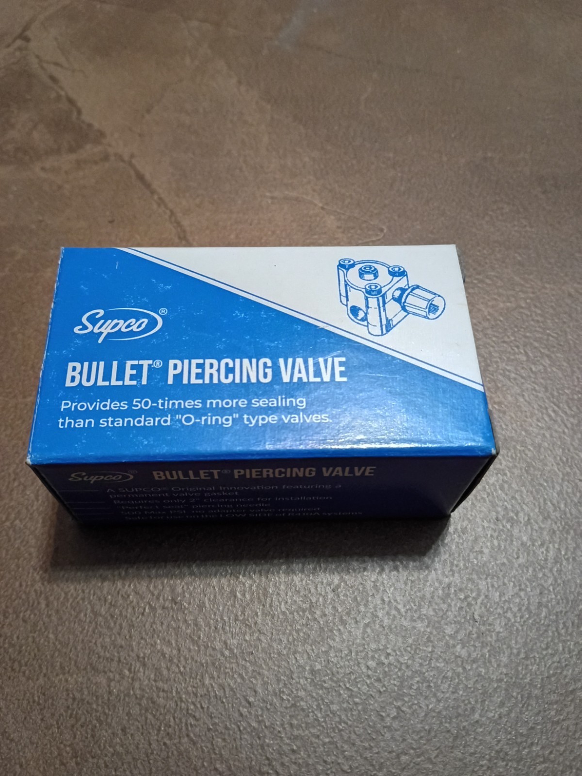 Supco BPV31 Refrigerator & Freezer Bullet Piercing Valve – Silver