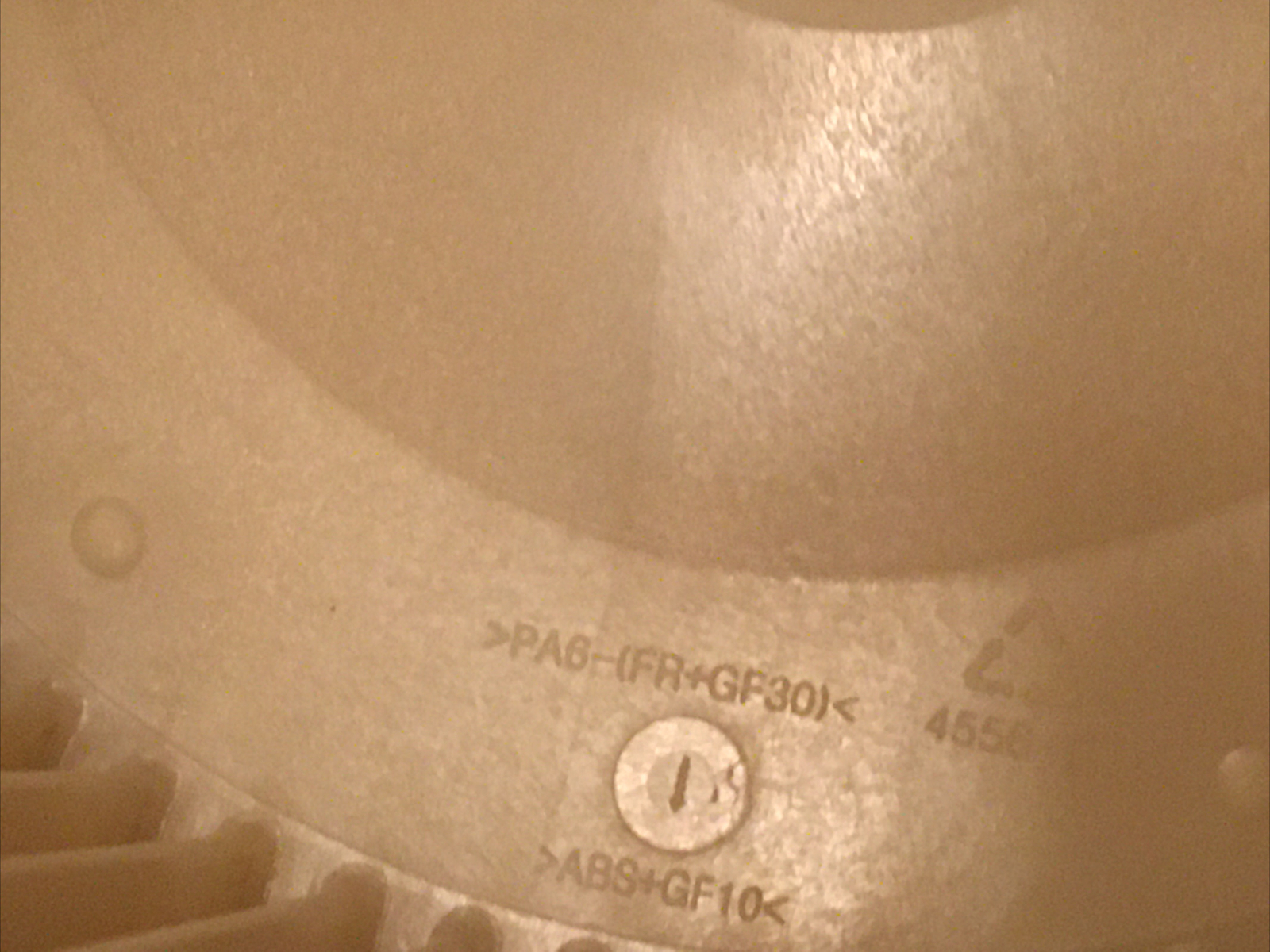 GE ac model: AEM14APL1 Blower Wheel 9.13×4.25 in Shaft Size 3/8 in