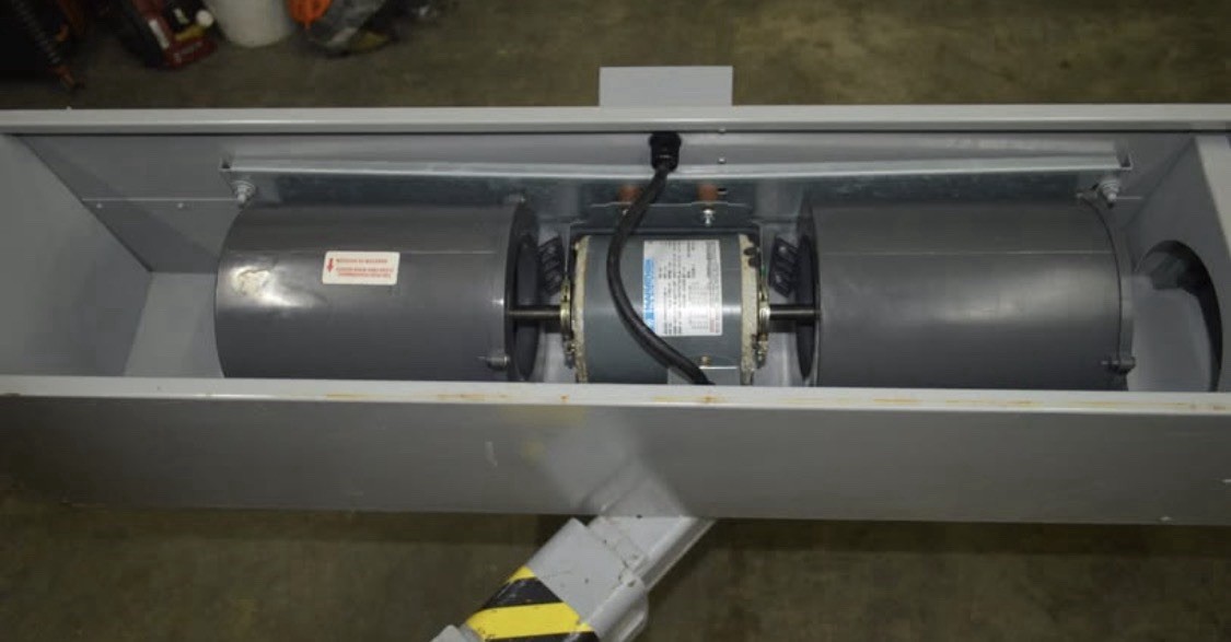 Mars Industrial Air Curtain 144” Steel, STD2 SERIES Commercial/Industrial Hybrid