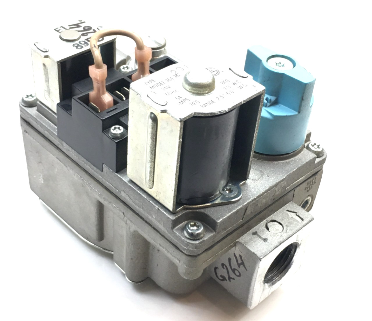 White Rodgers 36E36 201 HVAC Furnace Gas Valve EF32CW181A 1/2″ used #G264